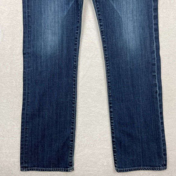 Adriano Goldschmied Jeans Mens 32x32 Straight Leg Blue Wash Denim Stretch - Picture 3 of 10